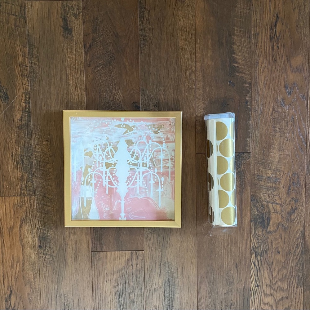 SOLD! Gold Accent Decorating Duo